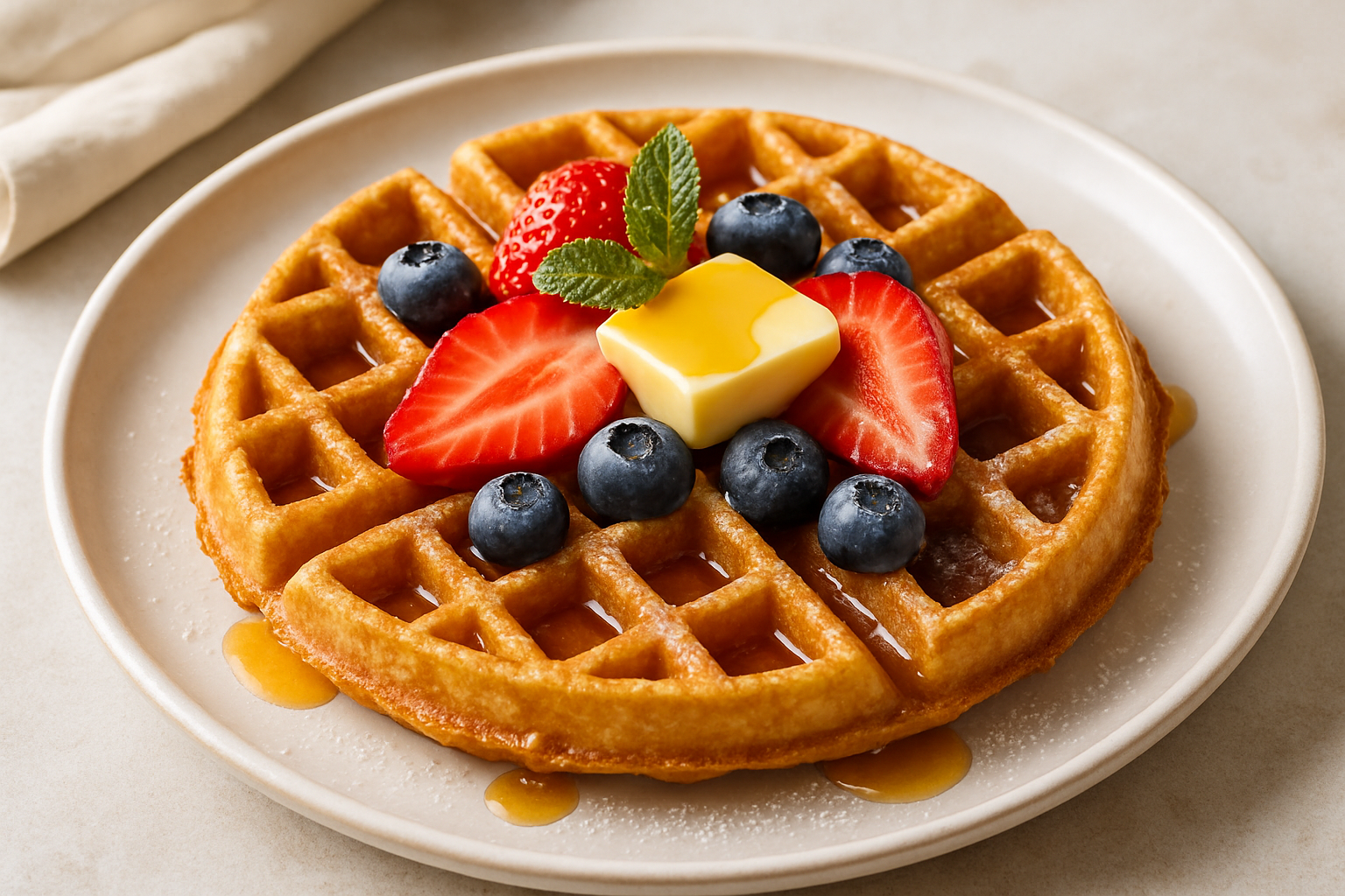WAFFLE PLATED